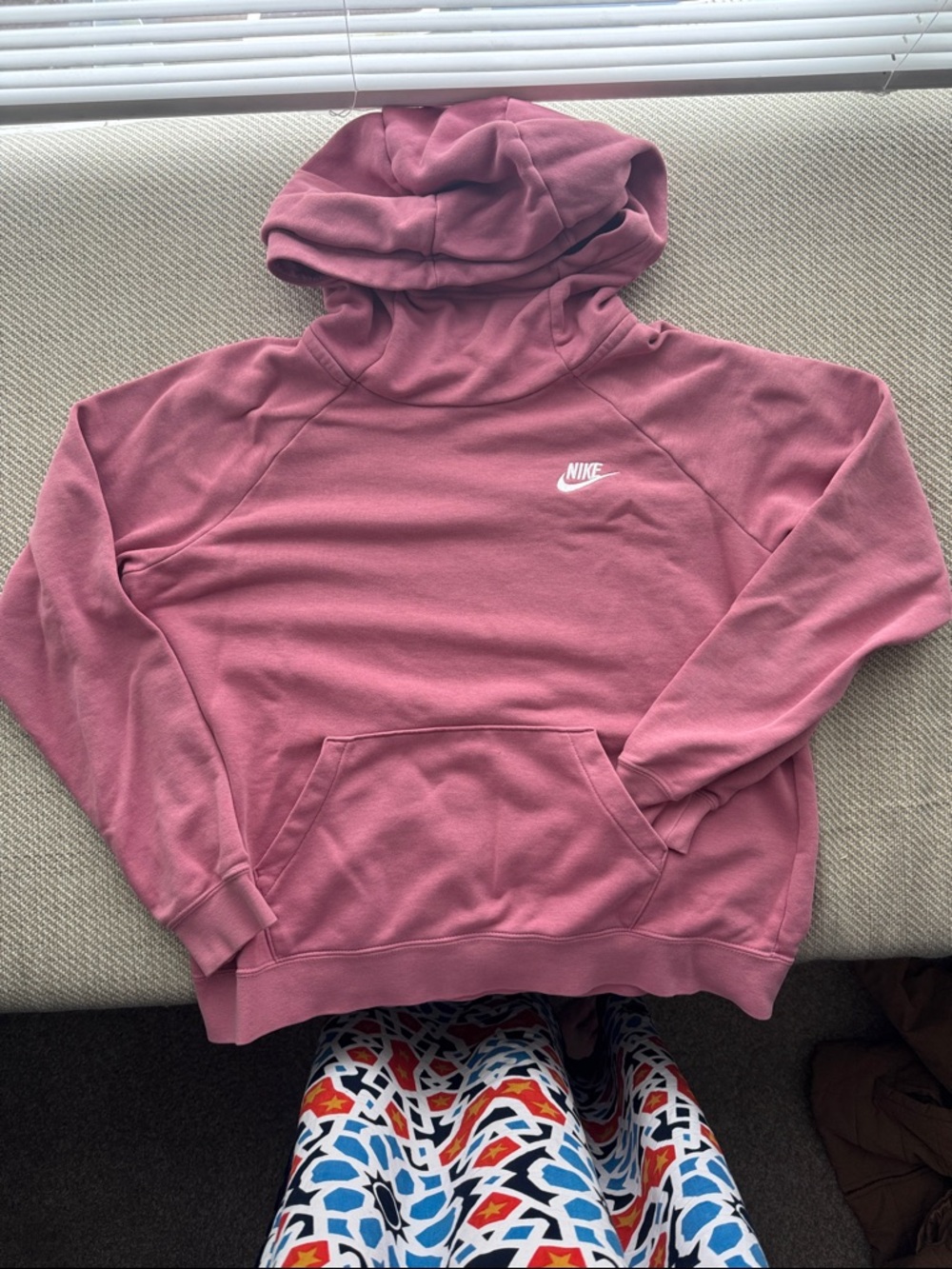 Nike Dusty Rose Hooded Sweatshirt